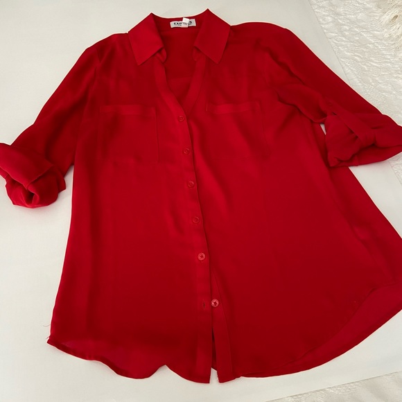 Express Tops - Military Portifino Blouse